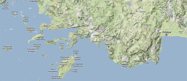 Mavi Tur Kabin Kiralama Rotaları