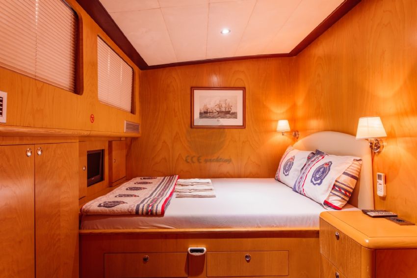 Aegean Pearl Gulet, Double Cabin View.