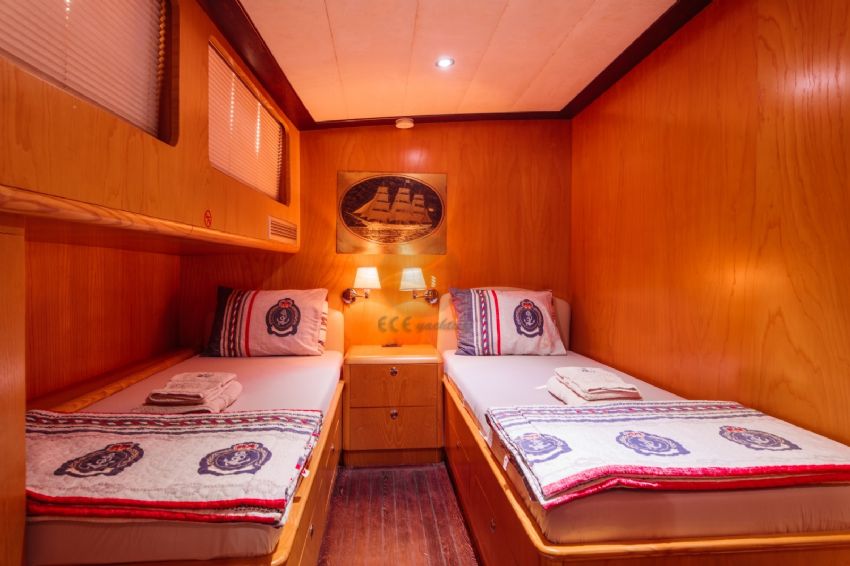 Aegean Pearl Gulet, Twin Cabin.