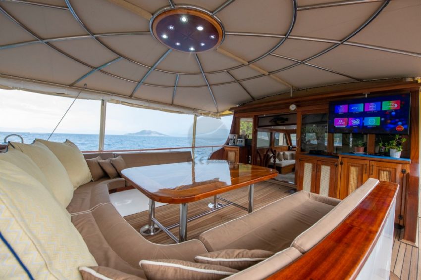 Afilli Gulet Yacht, Aft Deck