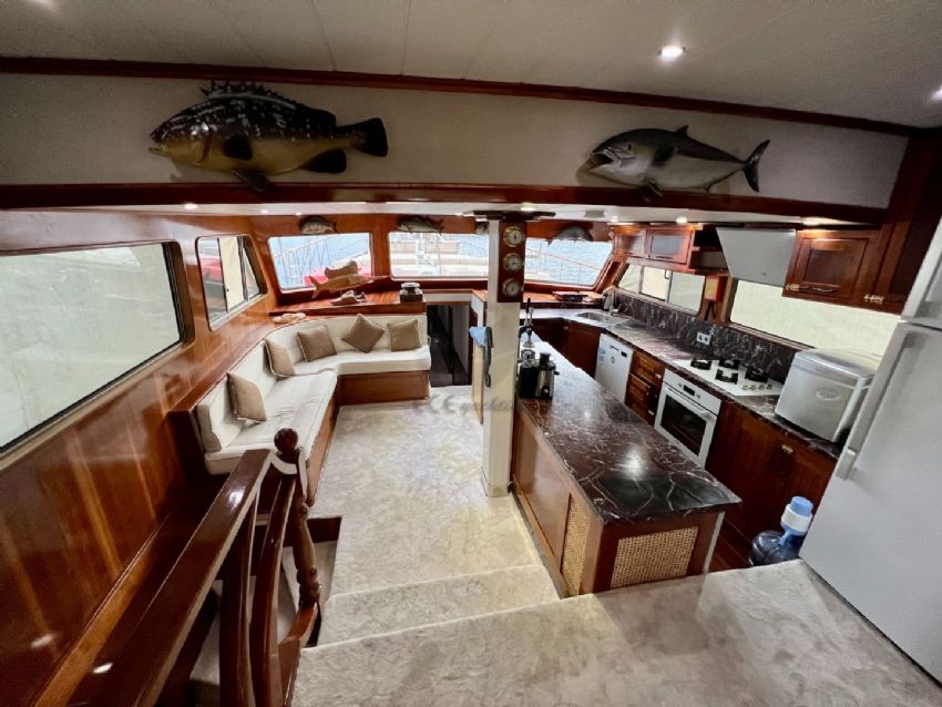 Afilli Gulet Yacht, Lounge & Kitchen
