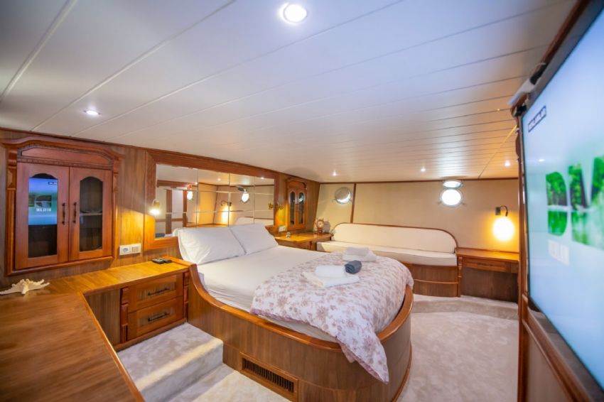 Afilli Gulet Yacht, Aft Master Cabin
