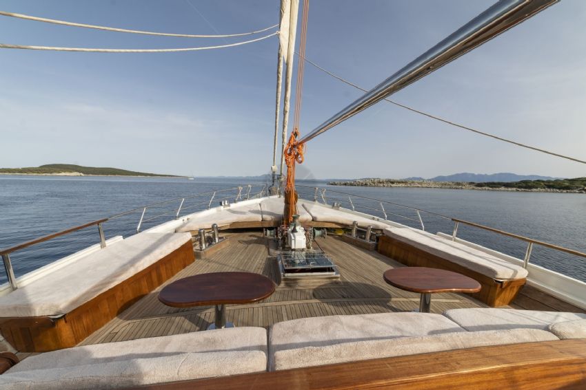 Aganippe Yacht, The Delights Of Turkey On Deck.