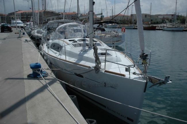 Benetau Oceanis 40 Sail Boat, Bow.