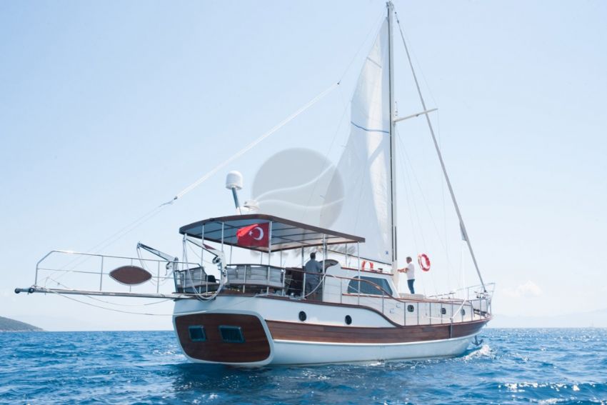 Anka35 Gulet Yacht, Rear View.