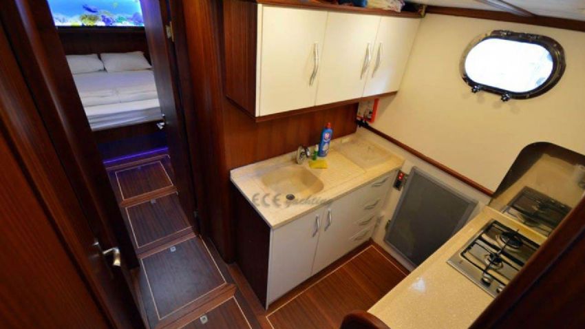Anka35 Gulet Yacht, Spacious Cabin.