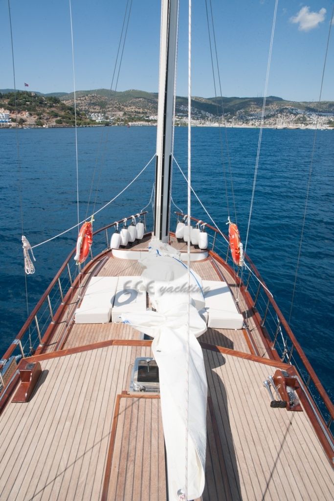 Anka35 Gulet Yacht, Front Deck.