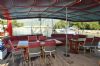 Ari B Yacht, Rear Deck Dining Area.