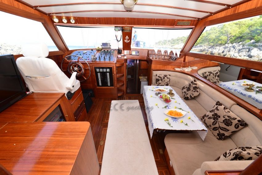 Asura gulet arka güverte 