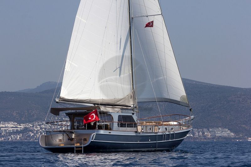 Azra Can Gulet Yacht, Sailing From Bodrum.