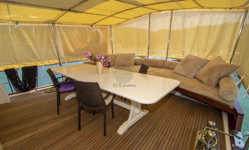 Mirac A Gulet, Rear Deck.