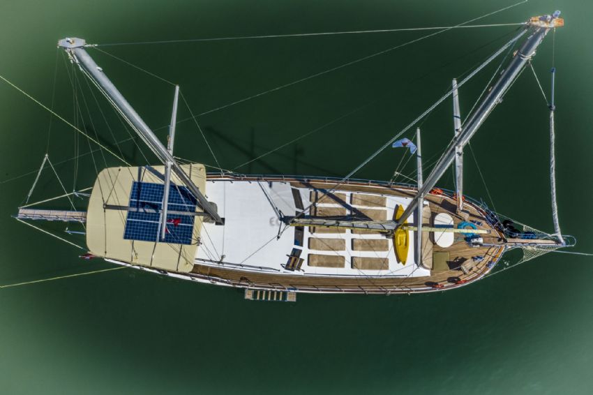 Mirac A Gulet, Sailing The Mediterranean.