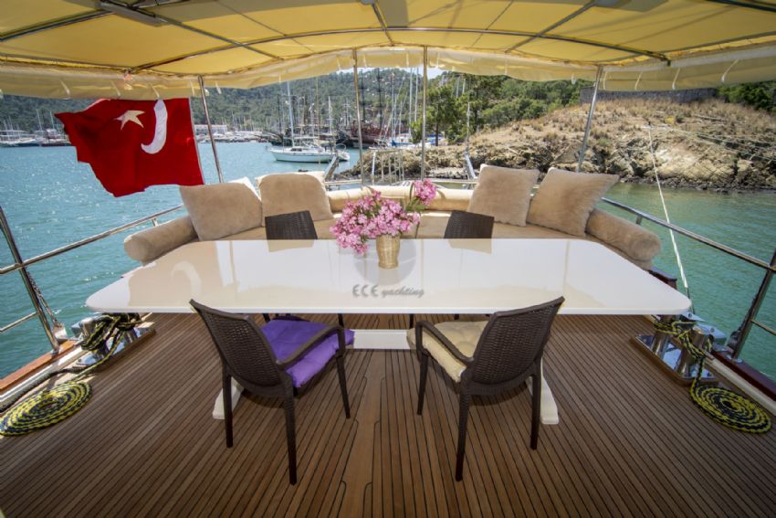 Mirac A Gulet, Side Front Deck.