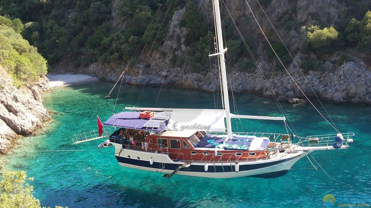 B A Gulet Sailing From Fethiye.