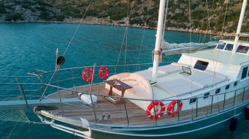 BG A Gulet, Front Deck.