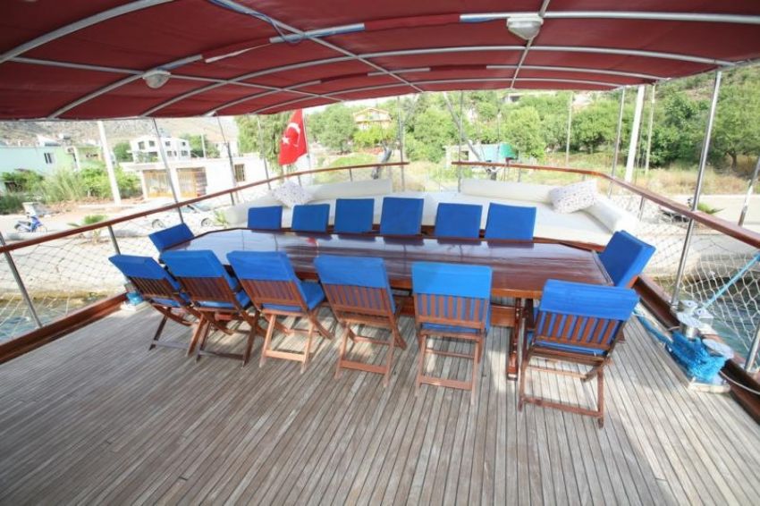 Arka yemek masası.
