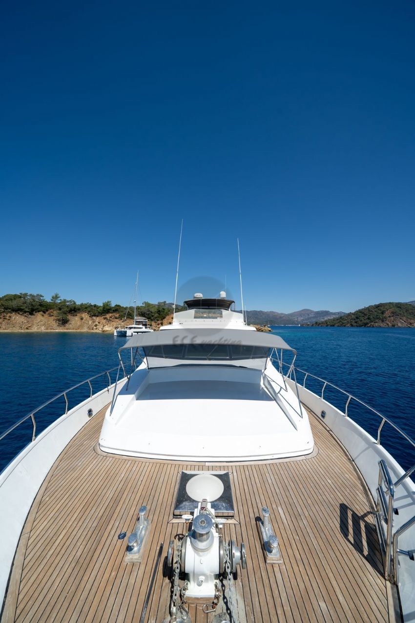 Canados 72 Motor Yat Ön Güverte