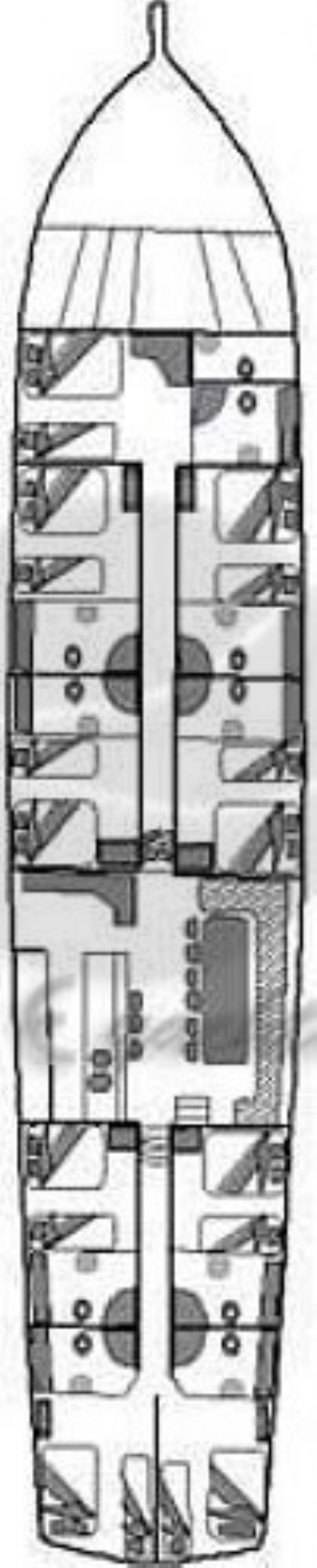 C E 4 Yacht, Floor Plan.