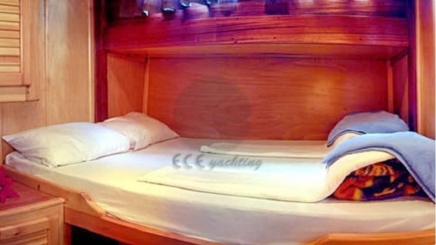 Ece Merzifon Yacht, Double Cabin Side View.