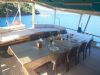 Ece Merzifon Yacht, Aft Deck Dining With Friends.