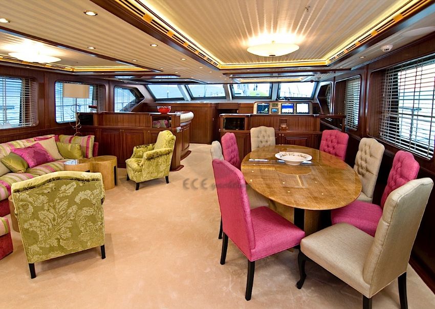 Clear Eyes Yacht, Beautifully Decorated.