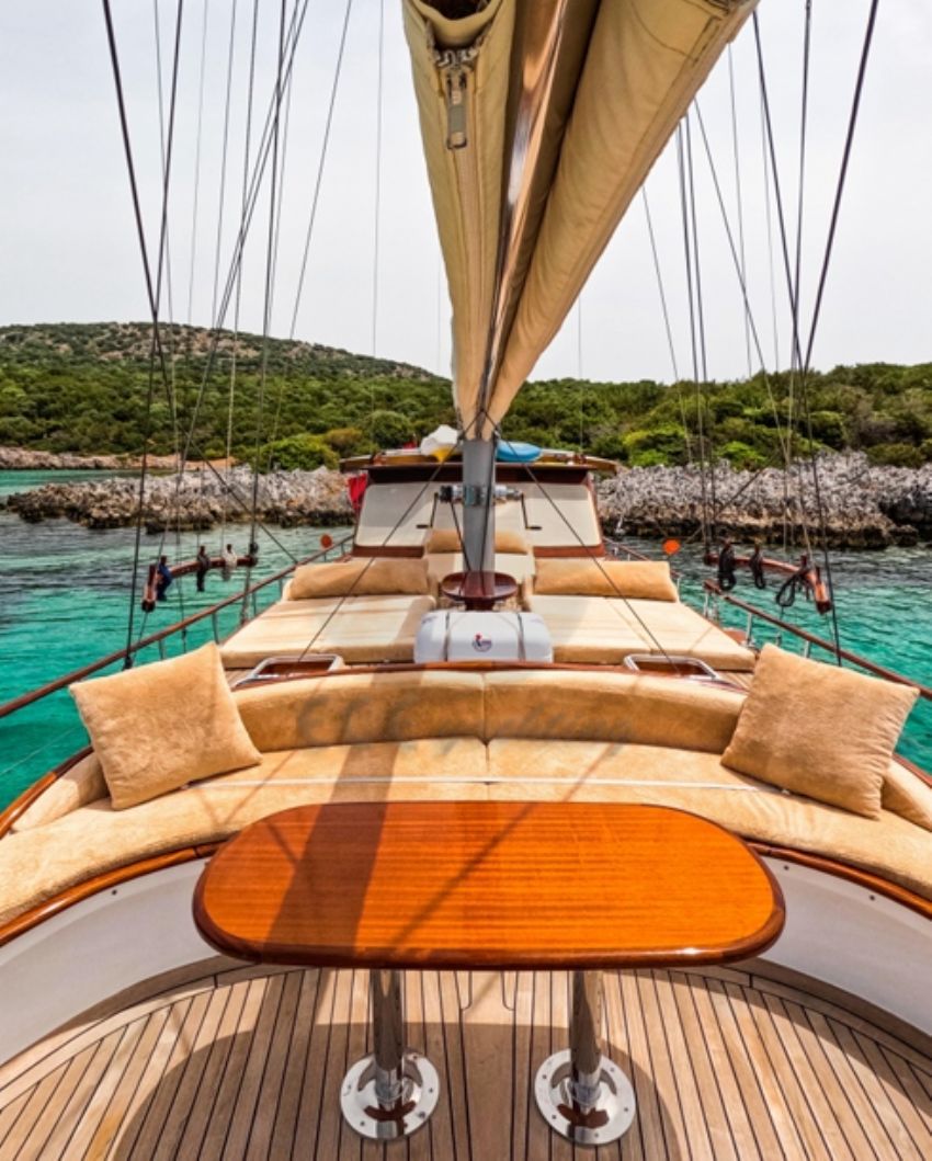 Cosh Gulet Yacht, Rear Deck.