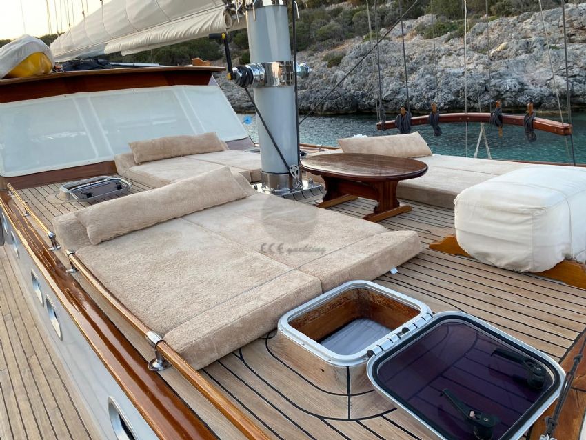 Cosh Gulet Yacht, Deck Seating.