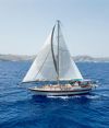 Cosh Gulet Yacht, Bow View.