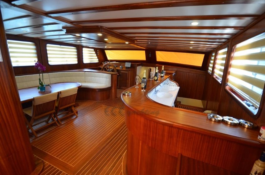 C T 2 Gulet Yacht, Lounge Stylish Design.