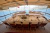 C T 2 Gulet Yacht, Rear Deck Fine Dining.