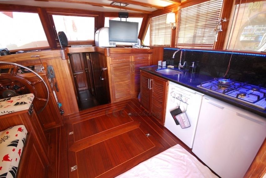 Daphne Gulet Yacht, Kitchen Area.
