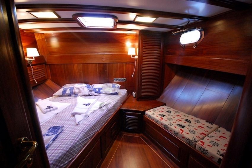 Daphne Gulet Yacht, Spacious Cabins.