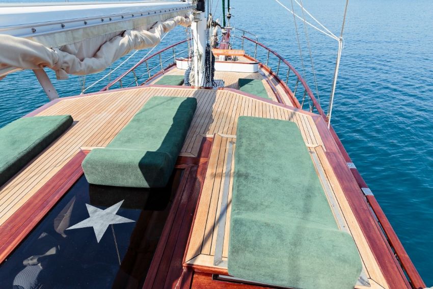 Dare To Dream Gulet Yacht, SunBathing.