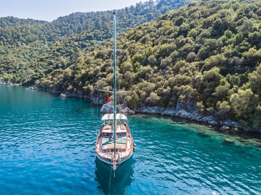 Dare To Dream Gulet Yacht, Front View.