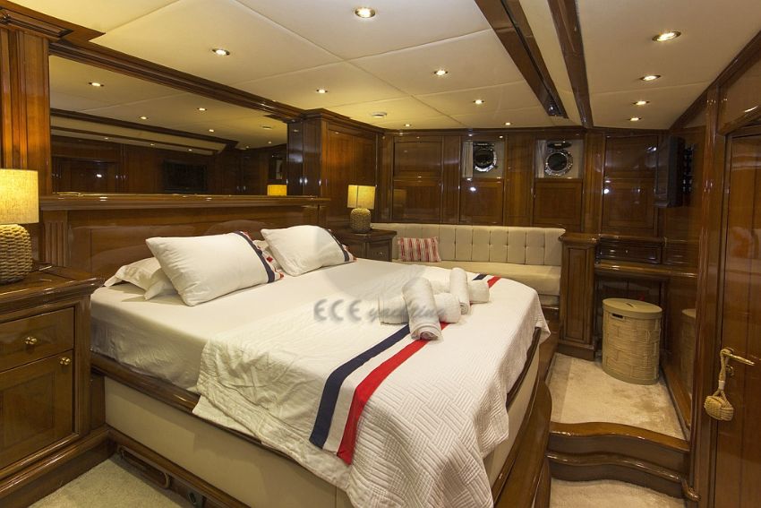 Deniz 61 Gulet, Master Cabin Side View.