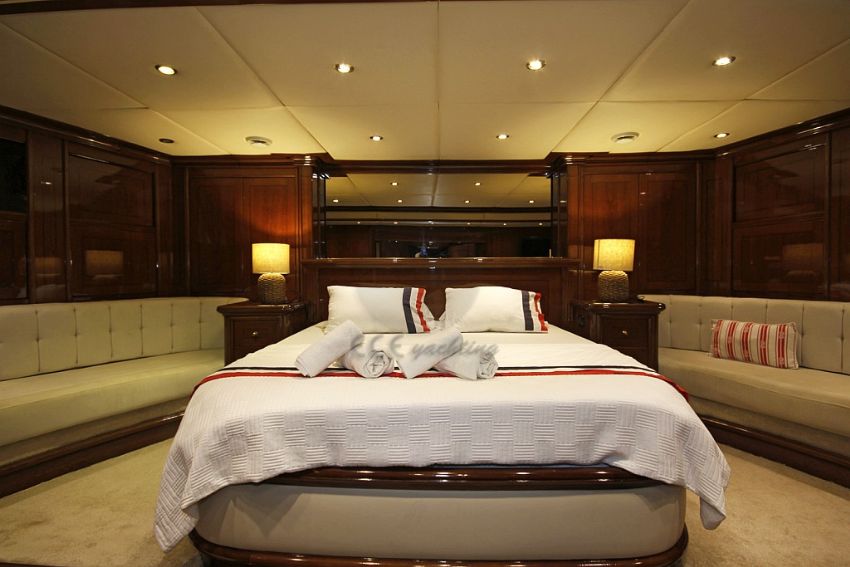 Deniz 61 Gulet, Master Cabin Front View.