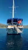 D Gulu Yacht, Sailing In Bozburun.