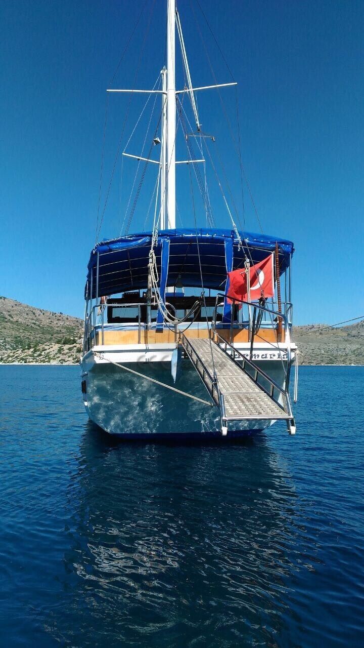D Gulu Yacht, Sailing In Bozburun.