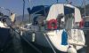 Benetau Oceanis 43.4 Sail Boat, Aft Deck Port Side View.