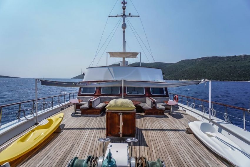 Elara 1 Gulet,Top Deck Seating.