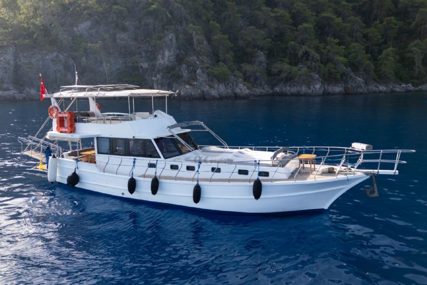 Enes Kaan Gulet Yacht, Port Side View.