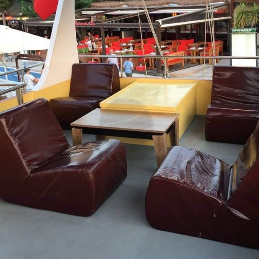 Enes Kaan Gulet Yacht, Top Deck Seating.