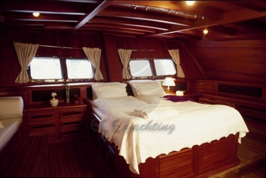 Eylül Deniz 2 Teknesi master kabin 1. Eylul Deniz 2 Gulet, Master Cabin 1.