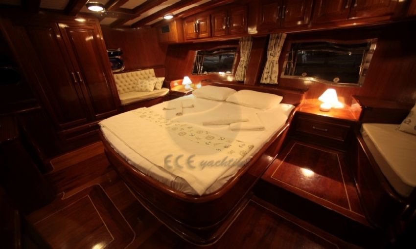 Furkan Gulet, Master Cabin Side View.