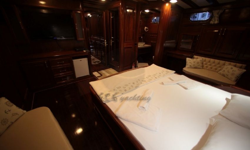 Furkan Gulet, Master Cabin 2 Side View.