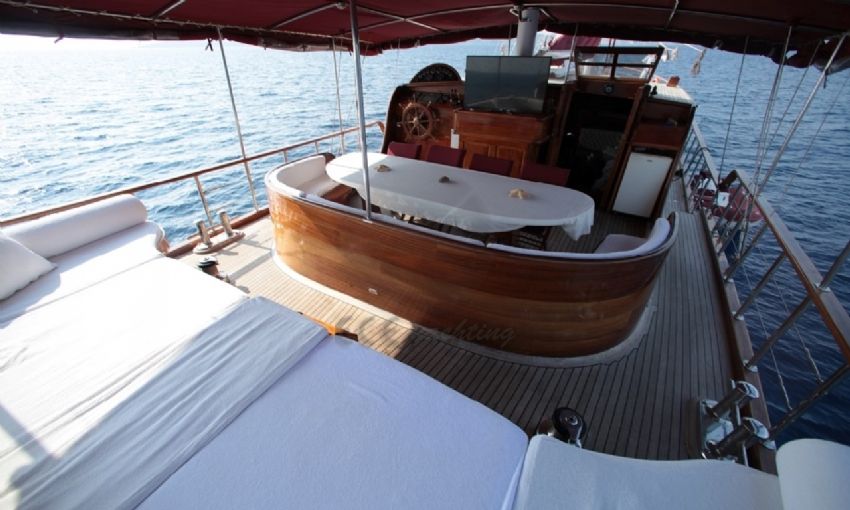 Furkan Gulet, Aft Deck Seating.