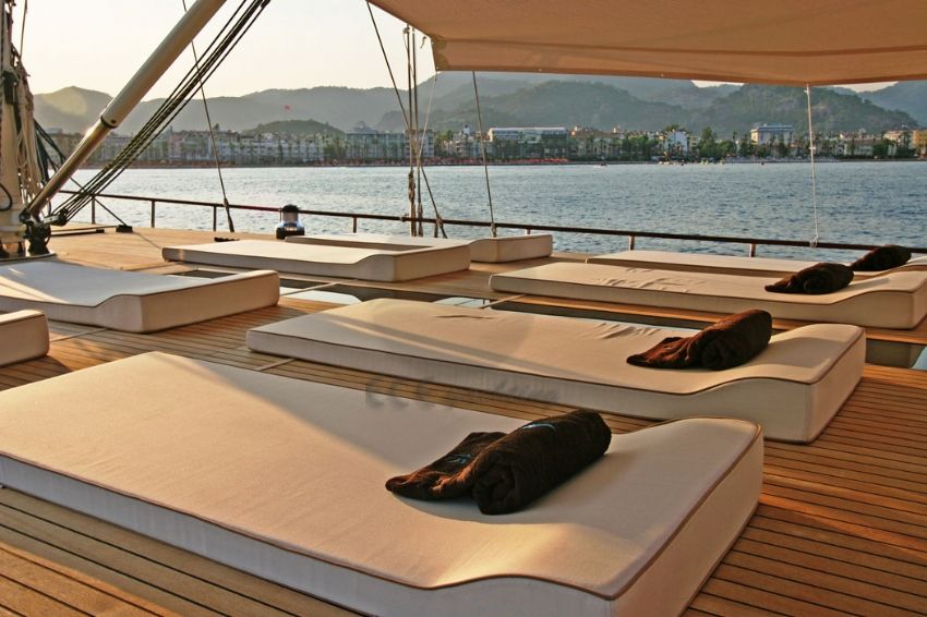 Getaway yatı güneşlenme minderleri