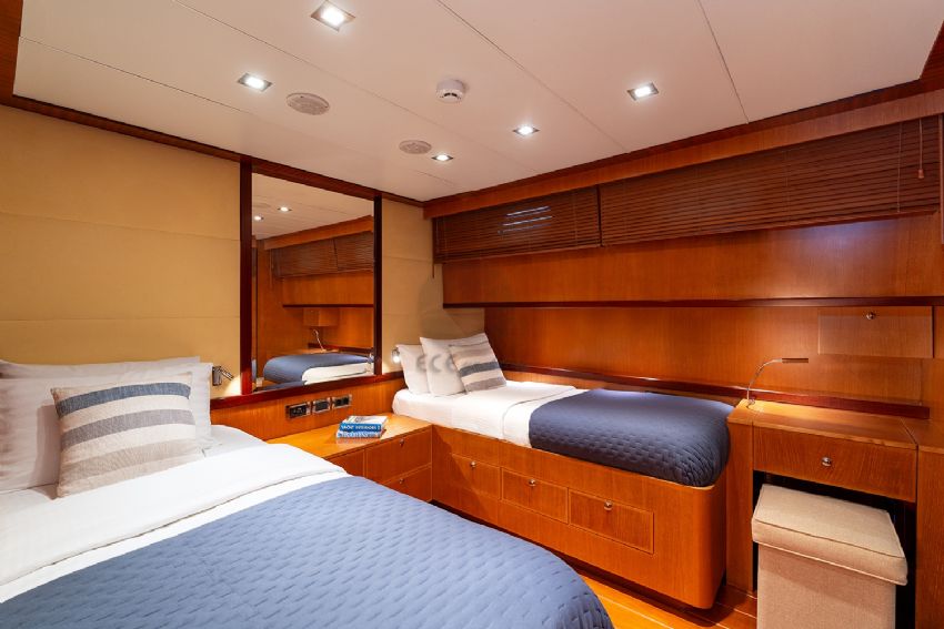 getaway yatı twin kabin