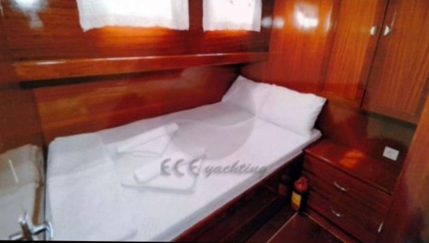 G Kaptan Gulet, Front View Double Cabin.