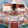 Golden Princess Yacht, Gangway Rear View.